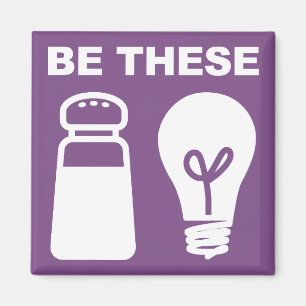 Salz und leichter Christlicher Kühlschrankmagnet