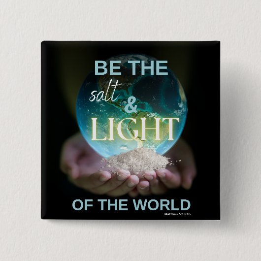 Salz und Licht Button (Vorderseite)