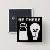 Salz-und Licht-christliches Knopf-Abzeichen-Button Button (Vorne & Hinten)