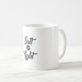 Salz und Licht Kaffeetasse (VorderseiteRechts)