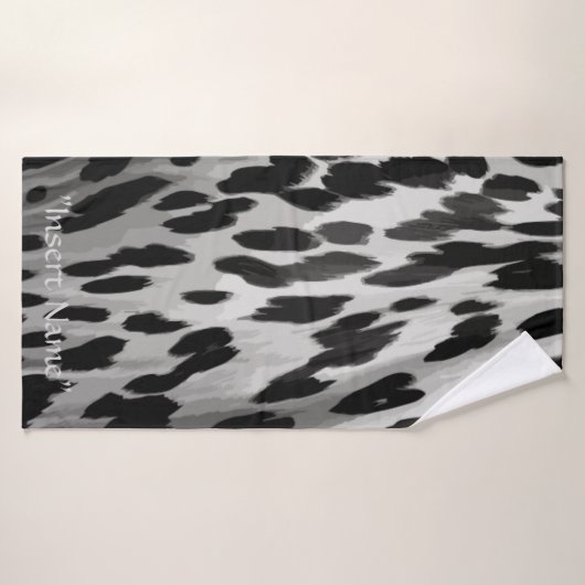 Salz und Pfeffer Badehandtuch (Badehandtuch)