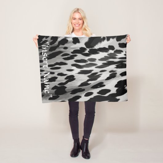 Salz und Pfeffer Fleecedecke (Beispiel)