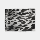 Salz und Pfeffer Fleecedecke (Vorderseite (Horizontal))