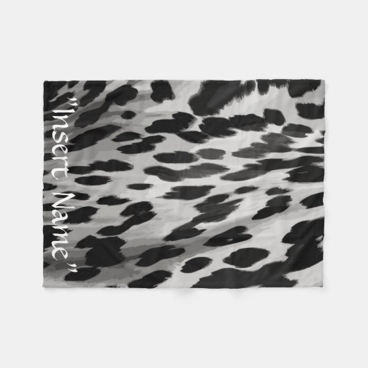 Salz und Pfeffer Fleecedecke (Vorderseite (Horizontal))