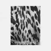 Salz und Pfeffer Fleecedecke (Vorderseite)