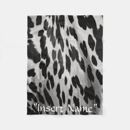 Salz und Pfeffer Fleecedecke (Vorderseite)