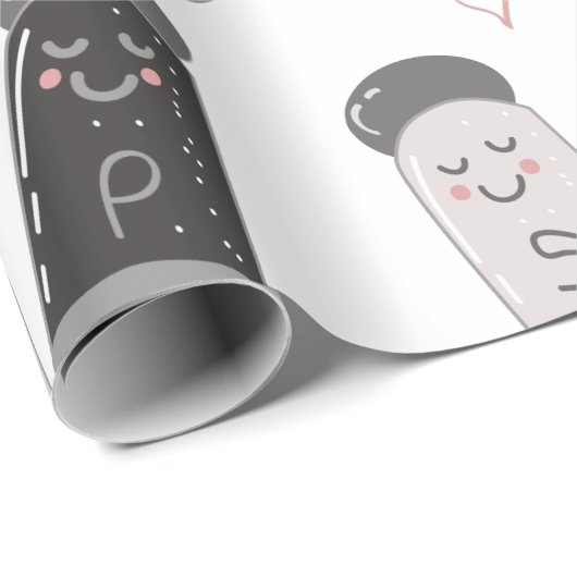 Salz und Pfeffer Geschenkpapier (Rolleneckpunkt)