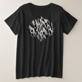 Salz und Pfeffer Große Größe T-Shirt
