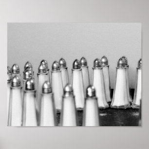 Salz- und Pfeffer-Kunstfotografie Poster