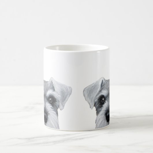 Salz und Pfeffer Schnauzer, Grau, ursprünglich Kaffeetasse (Mittel)