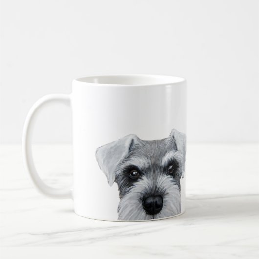 Salz und Pfeffer Schnauzer, Grau, ursprünglich Kaffeetasse (Links)