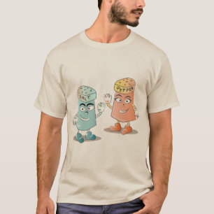 Salz und Pfeffer Vintage Maskottchen T-Shirt