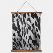 Salz und Pfeffer Wandteppich Mit Holzrahmen (Vorderseite)