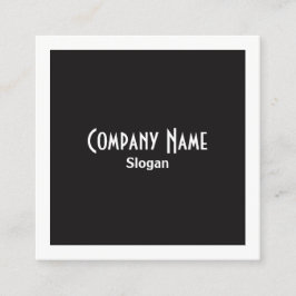 Salz- und Pfefferkörbe und -quadrate Quadratische Visitenkarte