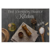 Salz- und Pfefferschneidkammer Schneidebrett (Vorderseite)