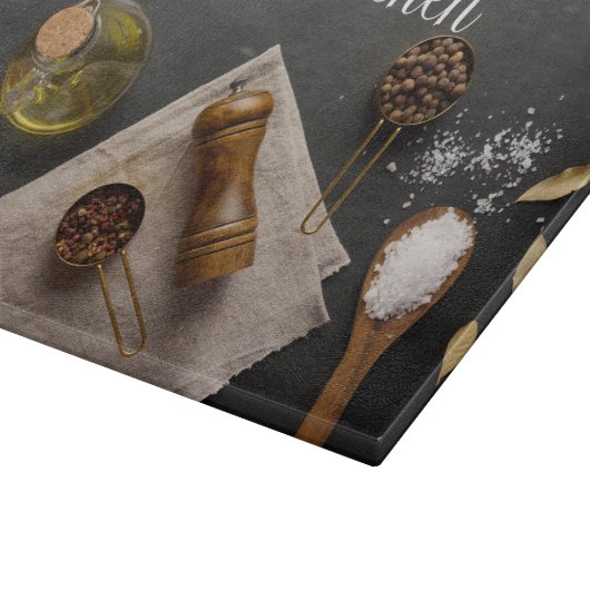 Salz- und Pfefferschneidkammer Schneidebrett (Ecke)