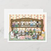 Salz- und Pfefferschüttler Postkarte (Vorne/Hinten)