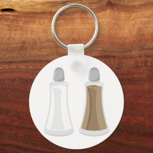 Salz- und Pfefferschüttler Schlüsselanhänger (Vorderseite)