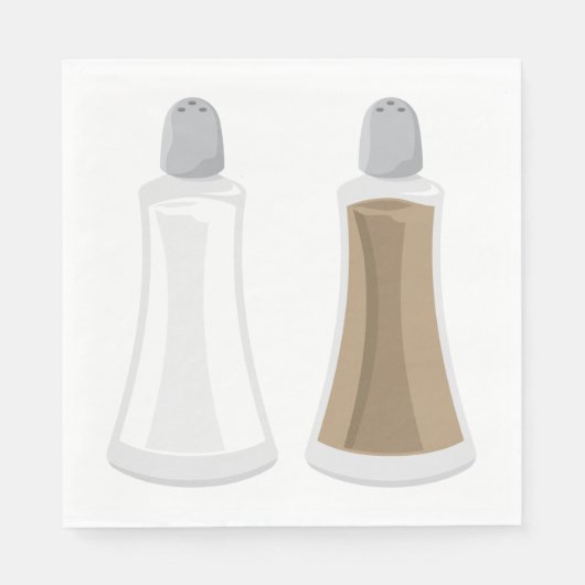 Salz- und Pfefferschüttler Serviette (Vorderseite)