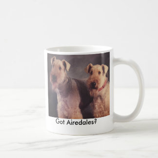 Salz und Ritz, got Airedales? Kaffeetasse