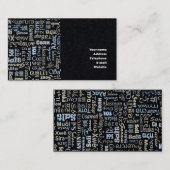 Salz Visitenkarte (Vorne/Hinten)