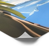 Salz Wasser heilt alles | Strandangebot Poster (Ecke)
