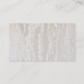 Salzbeschichtete Betonwand Visitenkarte (Rückseite)