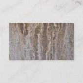 Salzbeschichtete Betonwand Visitenkarte (Vorderseite)