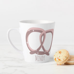Salzbrezel-Dreh Name Milchtasse