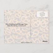 Salzbrezel Postkarte (Rückseite)