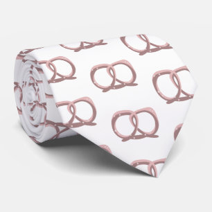 Salzbrezel Twist Pink Krawatte