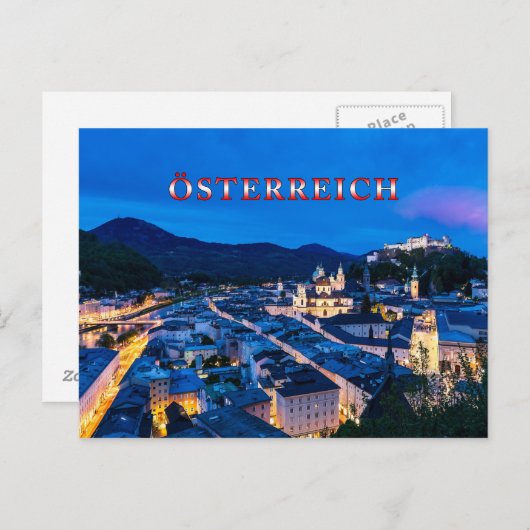 Salzburg 001N Postkarte (Vorne/Hinten)