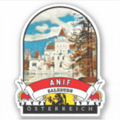 Salzburg Anif Österreich Souvenir  Aufkleber (Vorderseite)