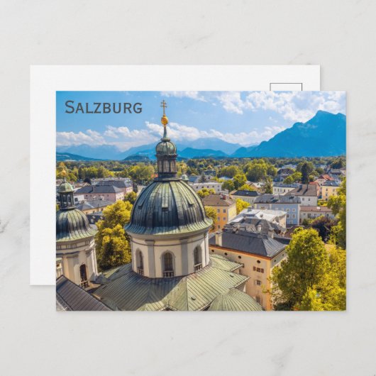 Salzburg Austria Reisen Foto Postkarte (Vorne/Hinten)