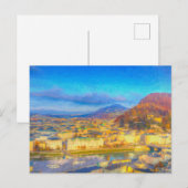 Salzburg City Art Postkarte (Vorne/Hinten)