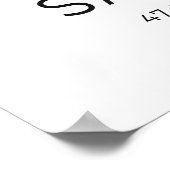 Salzburg Cityscape Print - Watercolor Skyline with Poster (Ecke)