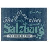 Salzburg Custom Monogram-Schneidbrett Schneidebrett (Vorderseite)