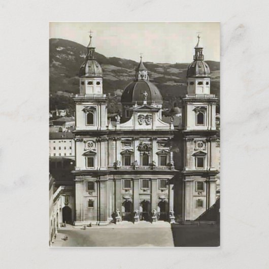 Salzburg, Domkirche Postkarte (Vorderseite)