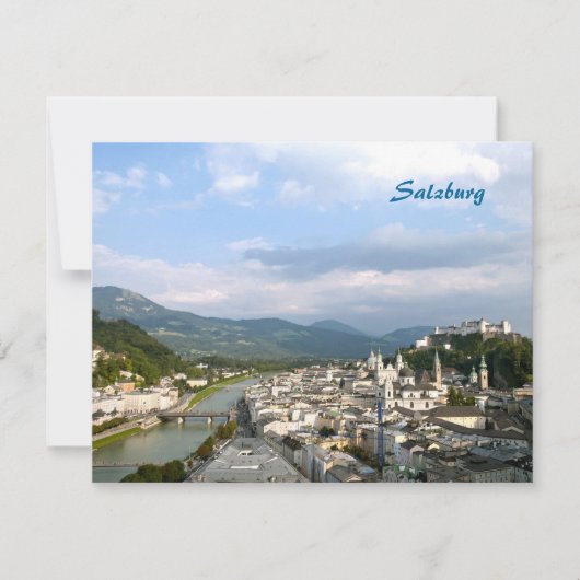 Salzburg Feiertagskarte (Vorderseite)