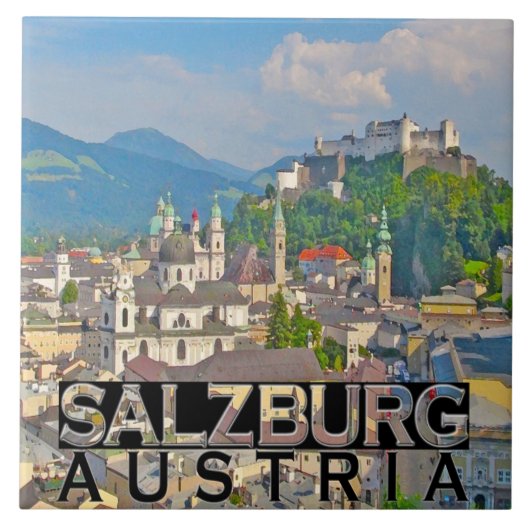 Salzburg Fliese (Vorderseite)