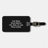 Salzburg Gepäckanhänger (Vorderseite horizontal)