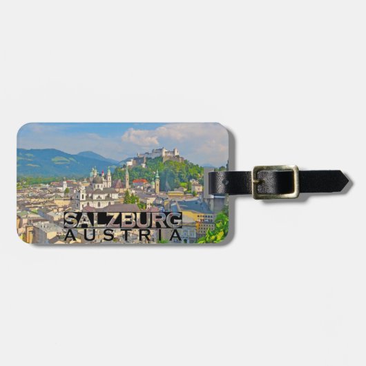 Salzburg Gepäckanhänger (Vorderseite horizontal)