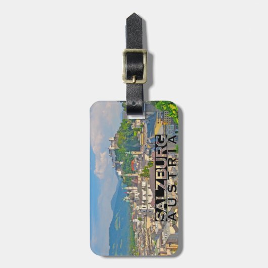 Salzburg Gepäckanhänger (Vorderseite vertikal)