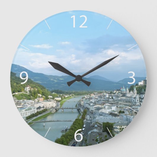 Salzburg Große Wanduhr (Vorderseite)