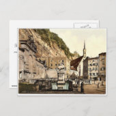Salzburg, Horse Pool, Austro-Ungarn, seltene Fotog Postkarte (Vorne/Hinten)