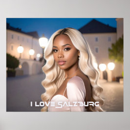 SALZBURG - I LOVE SALZBURG POSTER