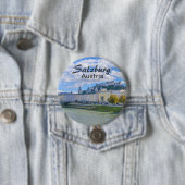 Salzburg in Österreich Souvenir-Foto Button (Beispiel)
