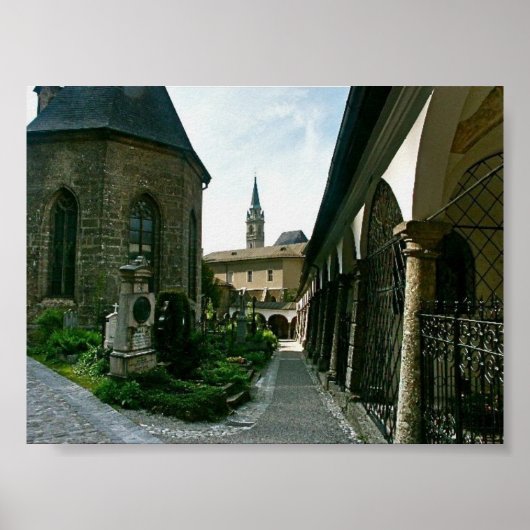 Salzburg Katakombe Print Poster (Vorne)