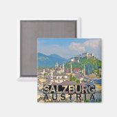 Salzburg Magnet (Vorderseite/Rückseite)
