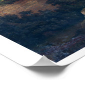 Salzburg mit der Festung Hohensalzburg Poster (Ecke)